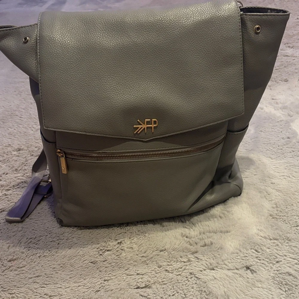 Freshly Picked Gray Baby Bag
